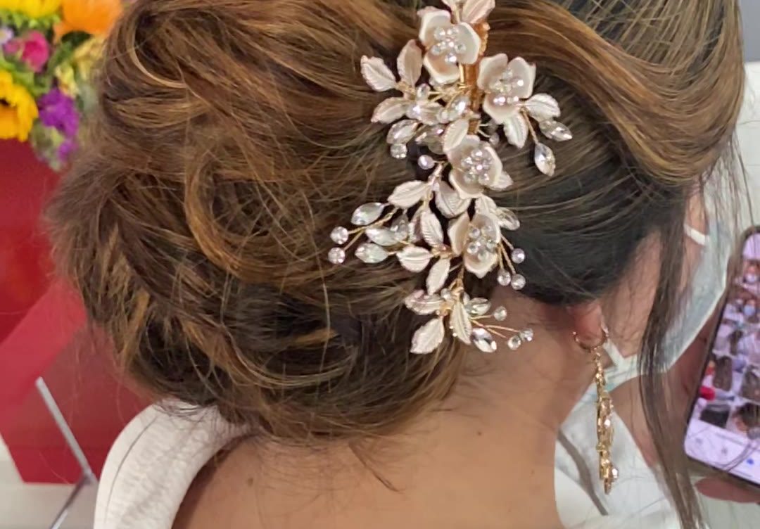 Bridal updo