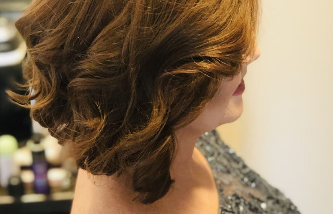 Soft curled bob